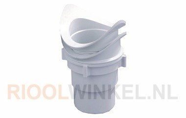 PVC UITLOOPWARTEL 70/80MM (MASTGOOT 120MM)