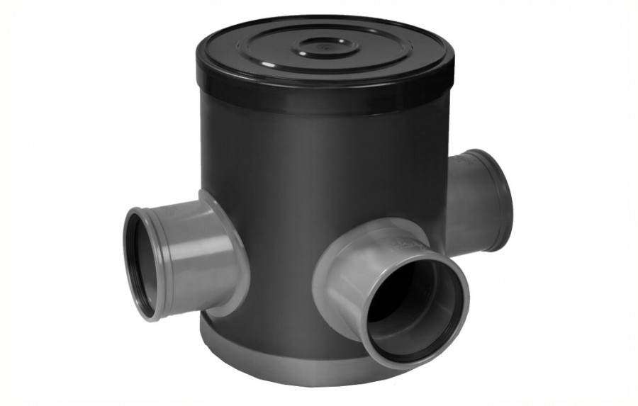 PVC CONTROLEPUT R315 x H1000mm + 3x125mm