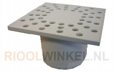 BINNENWERK 15x15CM ABS WIT