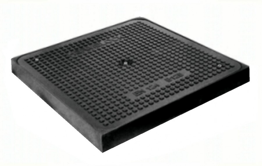 PP/PU PUTDEKSEL L500xB500xH55mm KL:B ZWART