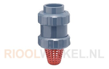 HD PVC VOETKLEP VEERBEL. 5/4' (40mm)