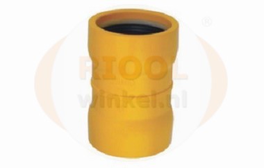 PVC MOF 75MM GEEL