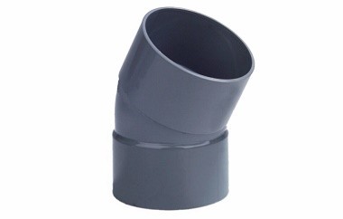 PVC BOCHT 125mm 30gr 2xLV