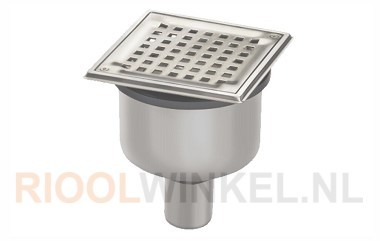 VLOERPUT 5075 RVS-RVS/OU