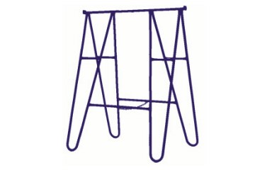 KLAPSCHRAAG 175 x 114cm.