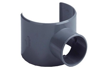 PVC ZADELSTUK 80/75 x 50 mm LIJM