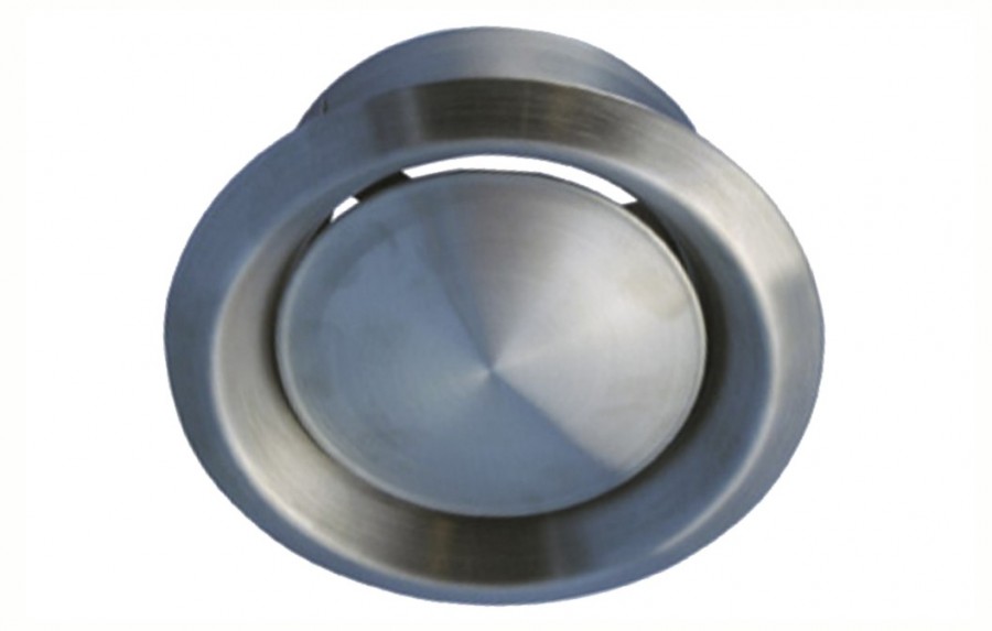 VENTIEL ROOSTER 125 MM RVS