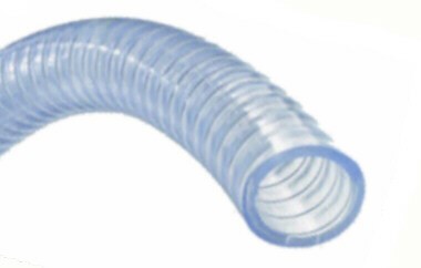 SPIRAALSLANG 63 mm BLAUW TRANSPARANT (30)