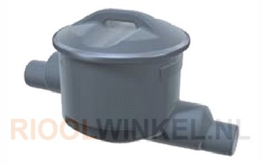 LDPE MONSTERNAMEPUT 110/160 HORIZONTAAL / ZIJ-UITLAAT