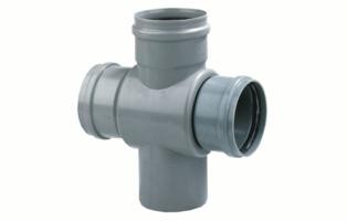 PVC DUBBEL T-STUK 110x 110mm 87gr 3xMV/SPIE*