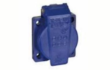 230VAC CHASSIS CONNECTOR COVER BLEU