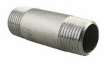 RVS PIJPNIPPEL 1' x 1' BT.DR. L=300 mm 316