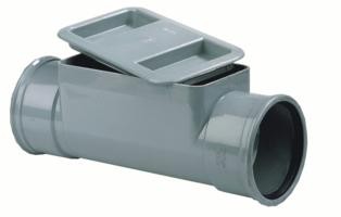 PVC ONTST.ST. 160mm +KLEMD. MV GRIJS SN8
