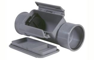 PVC ONTST.ST. 125mm +KEERKLEP MV RB SN8