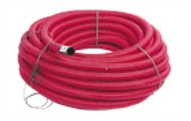 PE KABELBUIS + TREKKOORD 63MM ROOD ROL (50)
