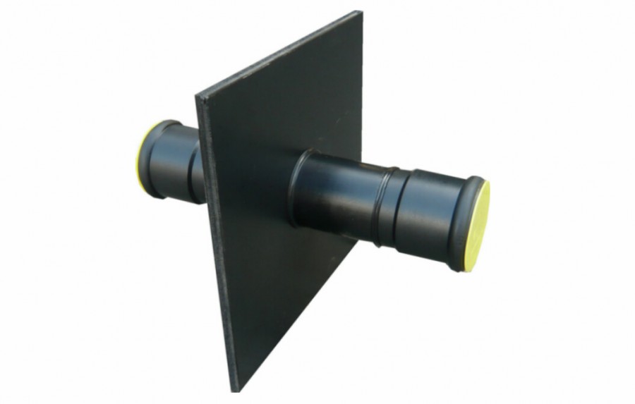 HDPE WAND DOORVOER 315 x L=300mm 2xMV PL=50x50cm