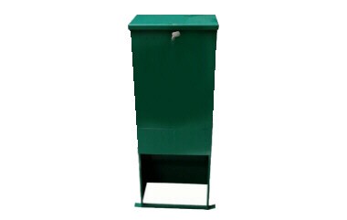 RVS BUITENKAST + SLOT (LICHTGRIJS - RAL7035)