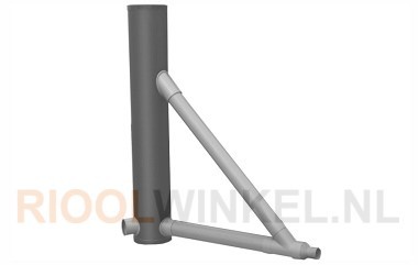 PVC DRAIN-DOORSPUITPUT R315 x H2000 + 1x80mm