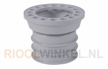 PVC POT VOOR BALKONDOORVOER / -AFVOER 80MM