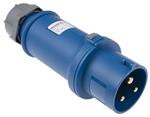 CEE STEKKER 3-POLIG / 16A BLAUW