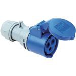 CEE CONTRASTEKKER 3-POLIG / 16A BLAUW