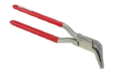 FELSTANG RVS 45gr. GEBOGEN, B=60mm L=280mm