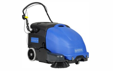 HUUR= VEEGMACHINE MET INGEBOUWDE ACCULADER