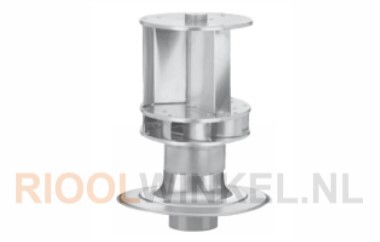 SAVONIUS VENTILATOR ALUMINIUM 125 MM