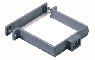 PVC KLIKBEUGEL VIERKANT 100mm M8