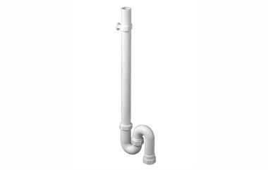 (PP) WASMACHINE AFVOER SET 40mm WIT ( 5295 )