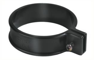 PVC OPHANGBEUGEL 90MM ZWART