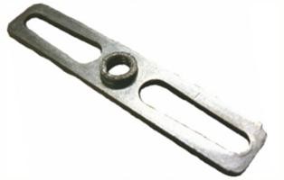 SLEUFPLAATJE M8 - ( L85 x B16 x D3 mm )