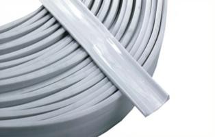 PE Inlegband 27 mm (lichtgrijs)