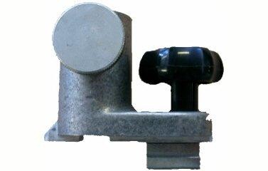 SOKKEL + SCHROEF + GLIJMOER VOOR BUISSTEUN