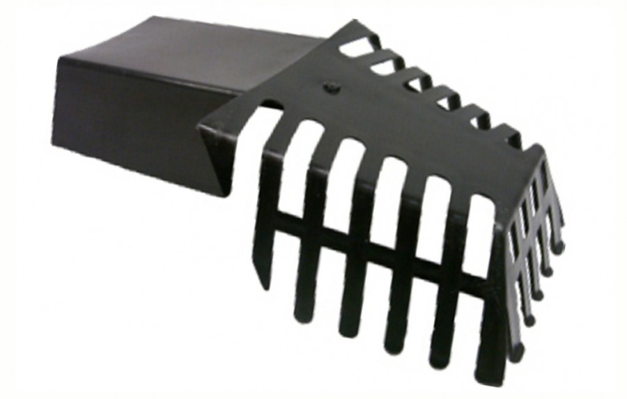 BLADVANGER U 6X 8CM PE ZWART