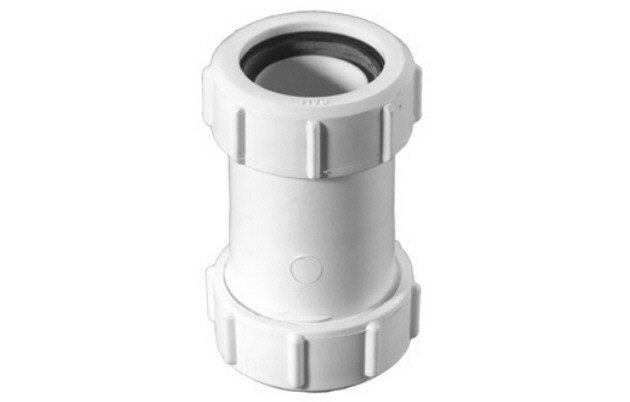 Mc ALPINE PP OVERGANGSSTUK 40mm x 5/4' WIT ( 5912 )