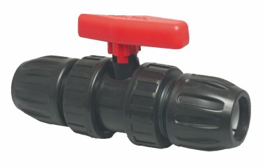 PP KOGELKRAAN PE 32MM 2xKNEL