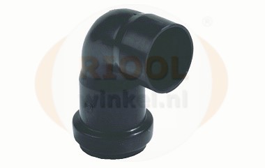 PP SIFONBOCHT 40x40mm 90gr 2xMV ZWART