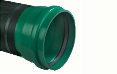 PVC IT-BUIS 630 mm KL34/SN8 GROEN RM + OMHULLING (5m)