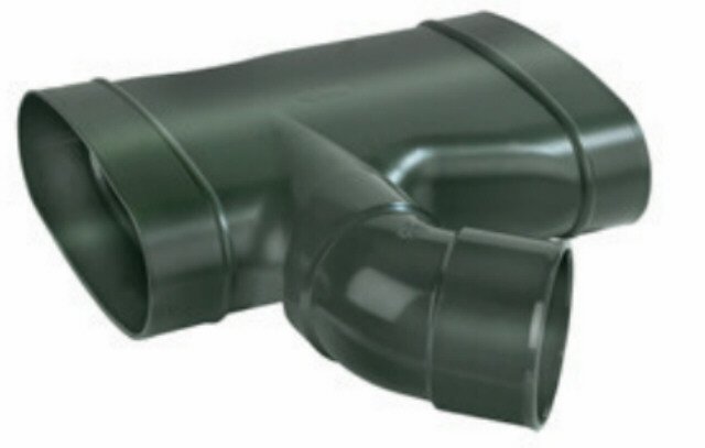 VENTAIR Verloop T ovaal 195-80 3LV 45gr